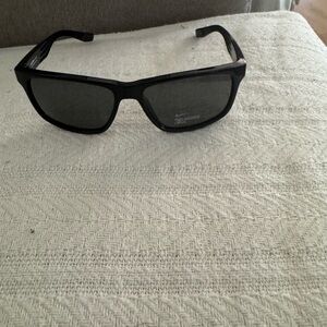 Polarized Black Rectangular Sunglasses